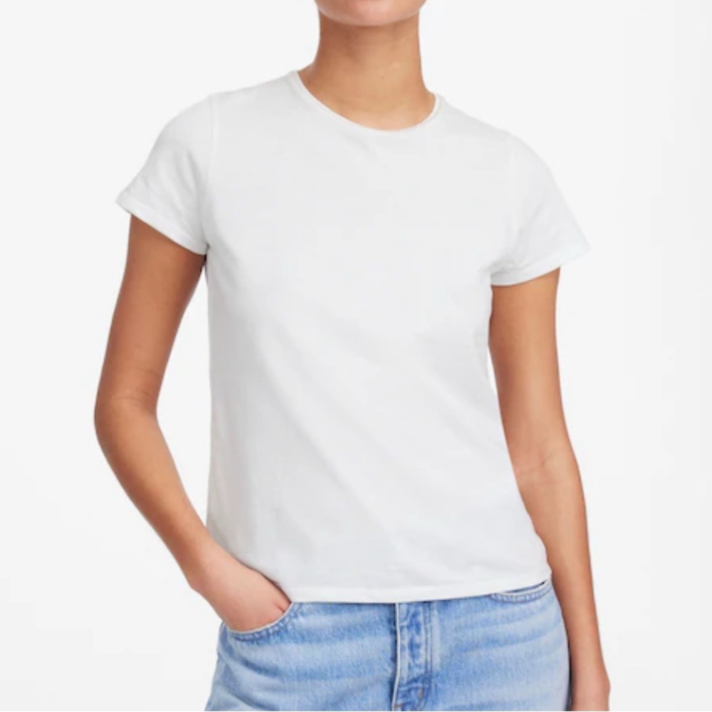 Madewell White Short Sleeve Tee